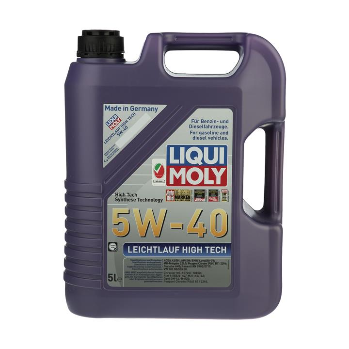 روغن موتور خودرو لیکومولی مدل LEICHTLAUF HIGH TECH 5W-40 حجم 5 لیتر